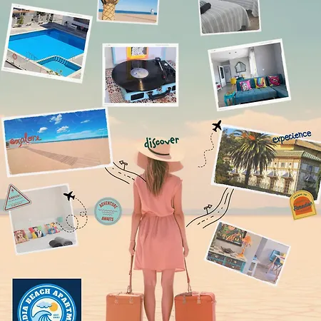 Retro Divino Con Piscina Y Playa Familias Parejas * Playa de Gandia